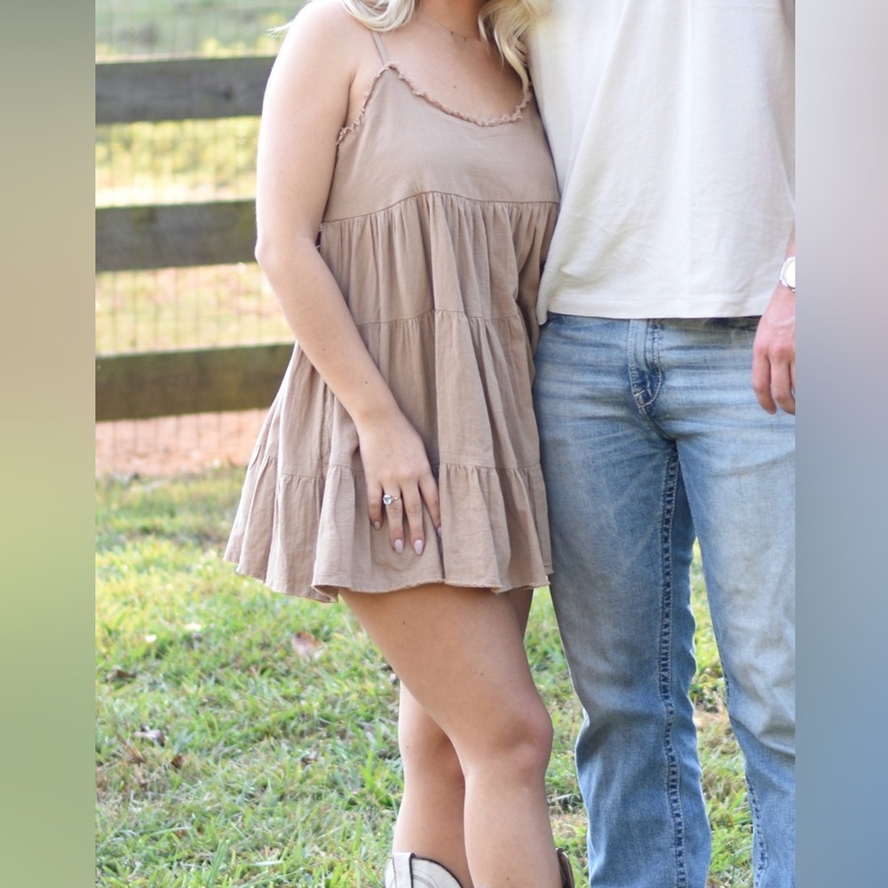 Mustard Seed Tan Mini Dress